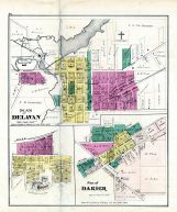 Darien - Plan, Delavan - Plan, Grove - Plan, Walworth County 1873